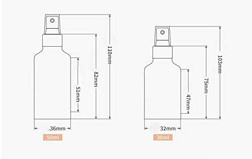 Sybl 3 Pcs Aluminum Water Bottles Fine Mist Spray Bottle With Black Pump Sprayer Empty Sample Atomizer Containers For Essential